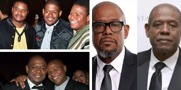 Kenn Whitaker pictures with his siblings Forest Whitaker, Damon Whitaker, and Deborah Whitaker